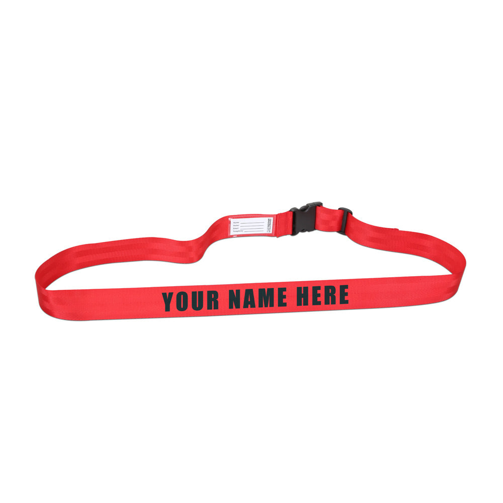 ID Tag Luggage Strap, Luggage Belt with Name Tag, Luggage Strap